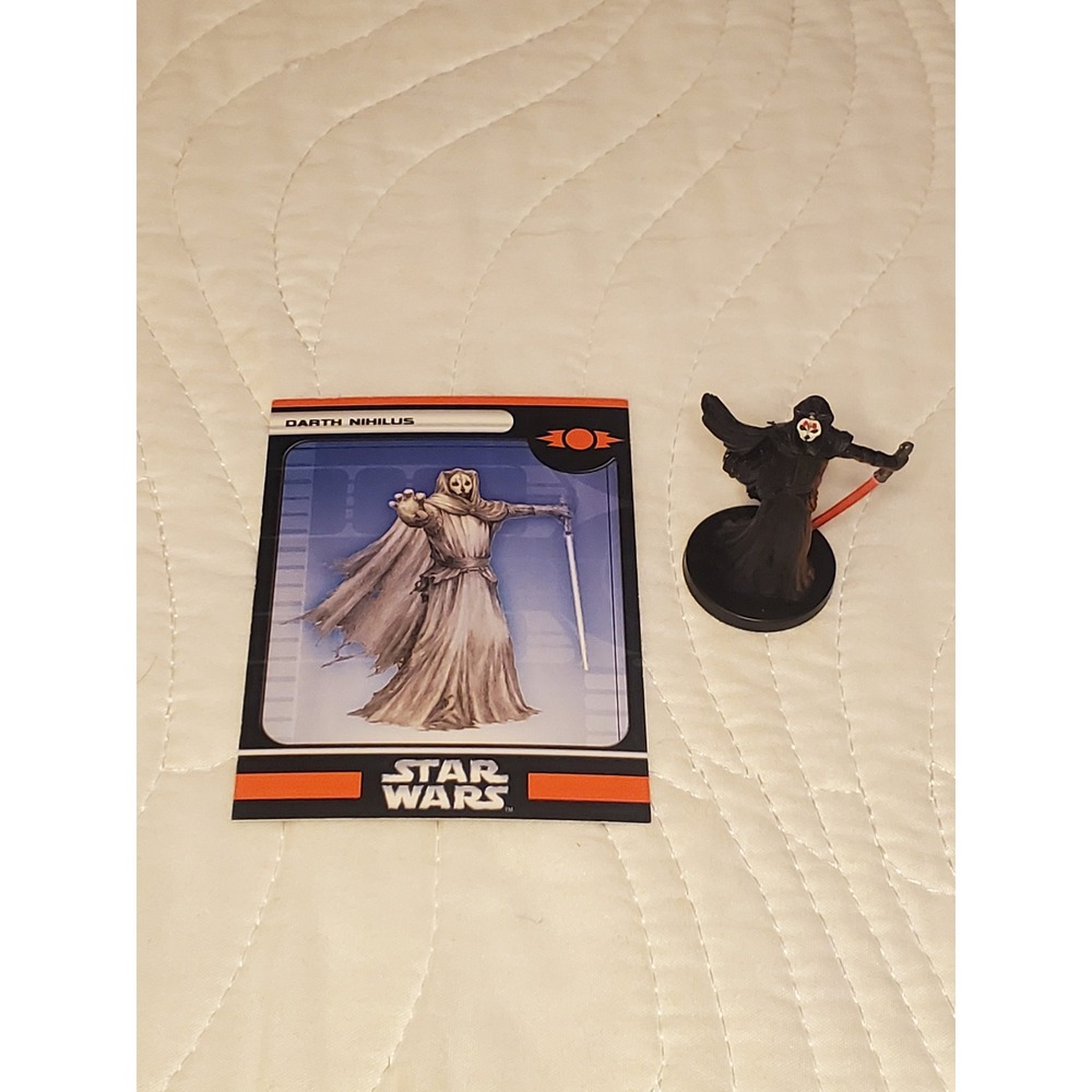 Star Wars Miniatures Darth Nihilus Champions of the Force 12/60 with Card WOTC